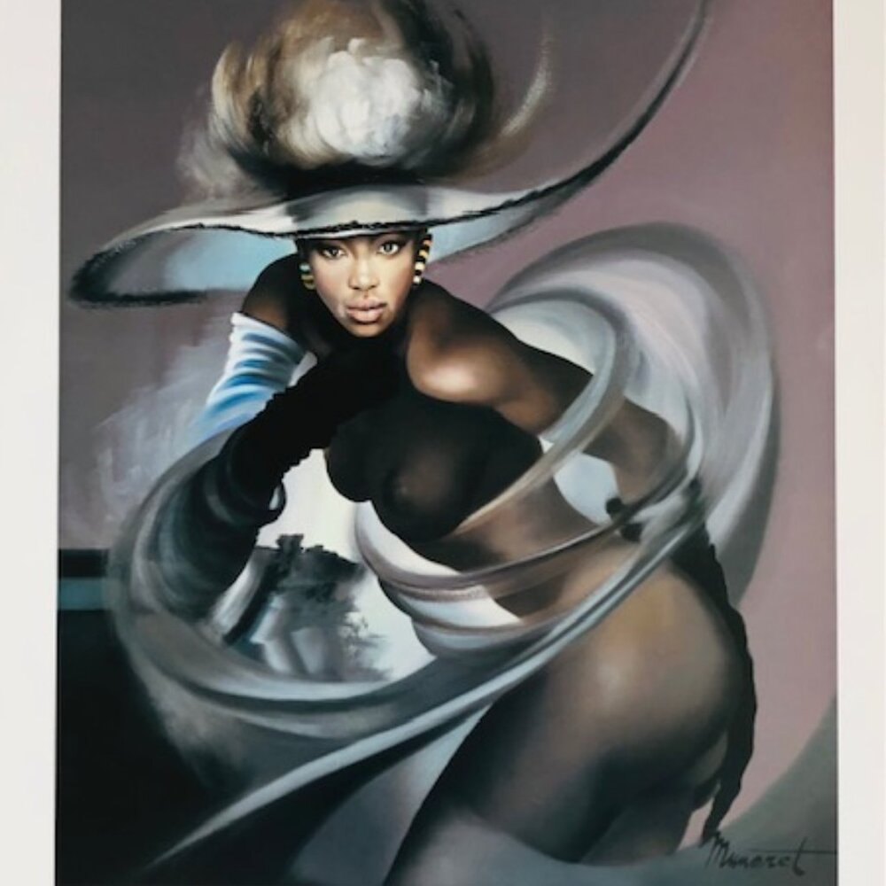 *“Melina” by M. Moncret – Signed & Numbered Limited Edition Print - Art Deco